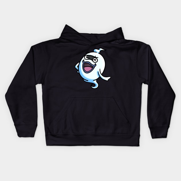 Whisper the Ghost Kids Hoodie by flakytartART